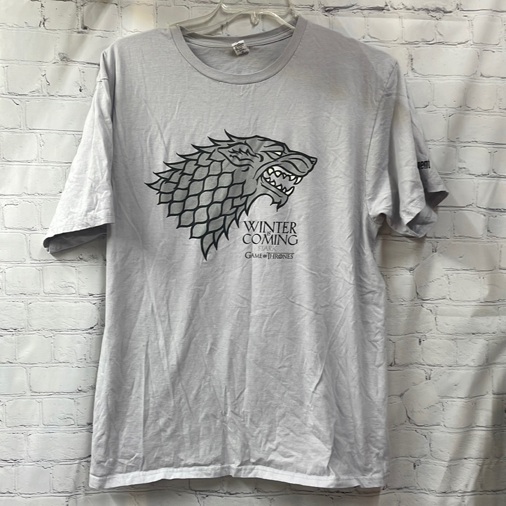 Anvil Game of Thrones Winter is Coming Large tee shirt